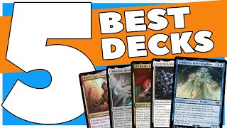 The 5 BEST Commander Decks you NEED to play this year mtg edh [upl. by Ness696]