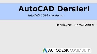 AutoCAD 2016 Kurulumu Nasıl Yapılır  Install AutoCAD 2016 [upl. by Anayeek]