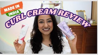 made in India CURLY HAIR CREAM REVIEW  FixMyCurls vs CurlUp [upl. by Itsirk718]