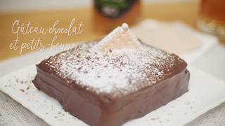 Millefeuille chocolat et petitsbeurre  Cœur de Pom  tuto recette dessert [upl. by Yennor]