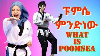 ፑምሴ ምንድነው  What is Poomsea in Taekwondo [upl. by Inaliel]