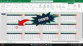 Agenda Automatizada con Eventos y Tareas en Excel  Calendario con una Fórmula Parte 1 de 4 [upl. by Knick547]