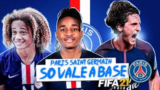 SÓ VALE JOGADOR DA BASE DO PSG MODO CARREIRA FIFA 21 [upl. by Nylg580]