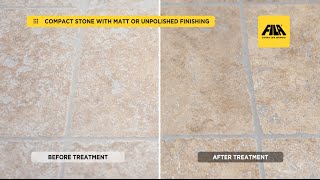 Travertine and Compact Stone Cleaning and Protection from Stains [upl. by Primavera]