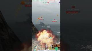 thunderer how dare you eye contact with me worldofwarships wows shorts [upl. by Mildred]