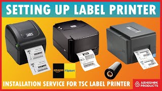 🖨️ Label Printer  Installing amp Setting Up TSC Barcode Printers  Buy  AbhishekIDcom [upl. by Neirod]