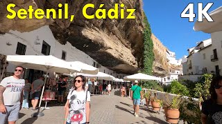 Setenil de las Bodegas Cadiz  4k Virtual Walking Tour 2022 Spain 🇪🇸 [upl. by Nnagrom213]