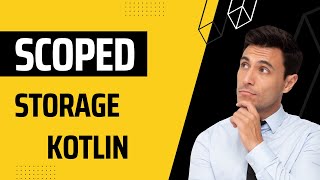 Scoped Storage in Android 11 Easy Kotlin Tutorial Android Studio [upl. by Auhsej]