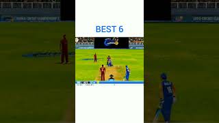 Best 6😎wcc3 cricket cricket wcc3 shorts [upl. by Odrareg625]