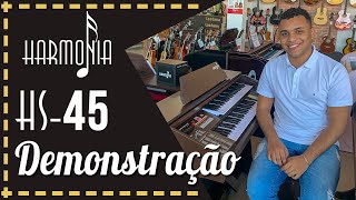 Órgão Harmonia HS45  Demonstração Ft Kaique Novais [upl. by Endor]