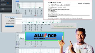 Alliance Broadband All Details Monitoring Renew Monthly Unlimited Data History Clint Id Tax Invoice [upl. by Asta]