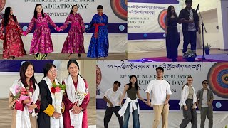 GRADUATION DAY 🥂🍾  Mentseekhag college Bangalore  Tibetan Vlogger tibetan india college [upl. by Akilegna]