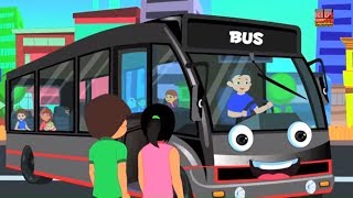 Räder auf dem Bus gehen rund und rund  Kinderreime für Kinder  Deutsch  Zusammenstellung [upl. by Lorre]