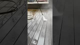 Steam Pressure Washing A Trex Deck [upl. by Davies]