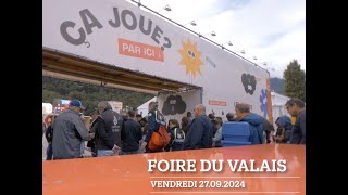 FOIRE DU VALAIS 2024 VENDREDI 27 SEPTEMBRE [upl. by Wiltz]