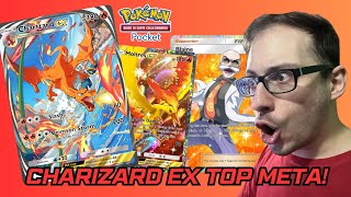 CHARIZARD EX TOP META DECK POKEMON POCKET [upl. by Stets402]