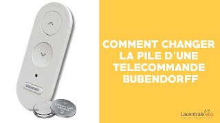 Comment changer la pile dune télécommande bubendorff [upl. by Airec]