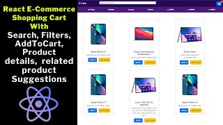 React Shopping Cart Ecommerce Website  Build amp Deploy A React Project In HINDI [upl. by Anitrak]