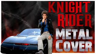 📺 KNIGHT RIDER  K2000 THEME METAL COVER  Music Room Studio [upl. by Nosydam]