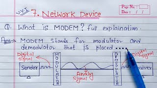 What is MODEM full Explanation  Computer Networking [upl. by Lehet]