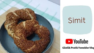 SİMİT TARİFİ  EVDE SİMİT NASIL YAPILIR ÇITIR ÇITIR SİMİT🥯 GÜNLÜK VLOG 25 EKİM 2021 [upl. by Shina]