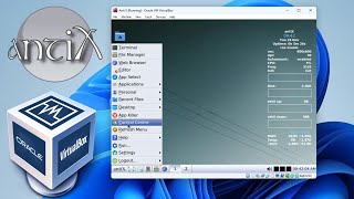 How to Install AntiX Linux 22 on VirtualBox in Windows 11 [upl. by Kulseth]