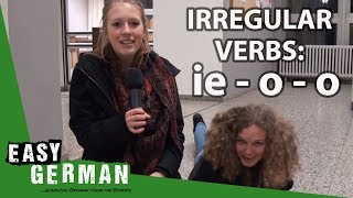 Easy German Verbs  Irregular Verbs ieoo [upl. by Nyladnar]