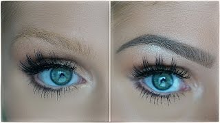 EASY DRUGSTORE EYEBROW TUTORIAL [upl. by Lehcyar737]