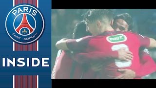 INSIDE  NIORT VS PARIS SAINTGERMAIN with Cavani [upl. by Charisse]