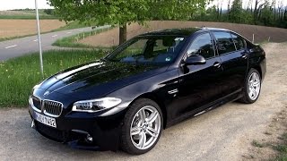 2015 BMW 530d 258 HP Test Drive [upl. by Cianca]