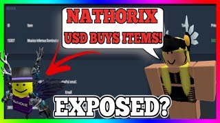 SANDRA EXPOSES NATHORIX FOR USD BUYING NATHORIX VS SANDRA ROBLOX DRAMA [upl. by Sherill105]