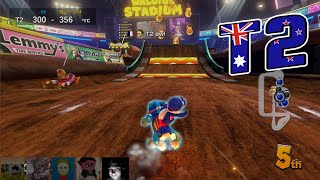 MK8D Tier 2 vs Thunder Karts  6v6 War [upl. by Paryavi]