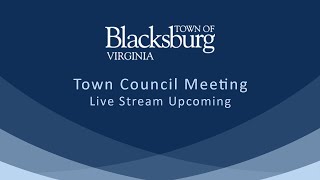 Blacksburg Town Council Meeting  June 11 2024 [upl. by Llenwahs]