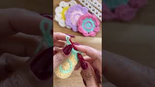 FLOR PRIMAVERA en Crochet paso a paso 🌸 crochet comotejer diy [upl. by Reel816]