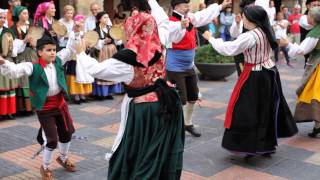 Asturian traditional folk dance  Áviles Asturias Spain [upl. by Atirys467]