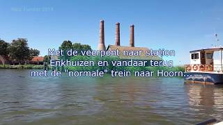 Stoomtram hoorn Medemblik en boottocht naar Zuiderzeemuseum [upl. by Fuller]