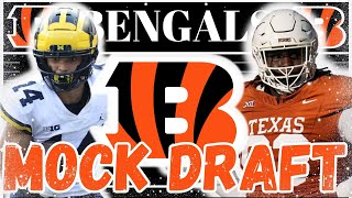 Cincinnati Bengals 2024 NFL Mock Draft  POST FREE AGENCY [upl. by Edmea]