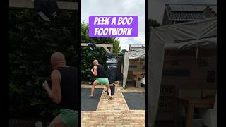 Peek a boo footwork the Cus d’Amato shift peekaboofootwork [upl. by Aidul]