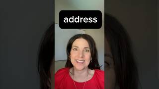 How to Pronounce“address” englishspeaking learnenglish englishpronunciation [upl. by Statis]