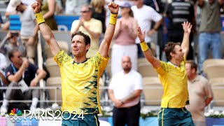 Australia assertive in a TIEBREAK TUSSLE with Team USA to win mens doubles gold  Paris Olympics [upl. by Strain199]