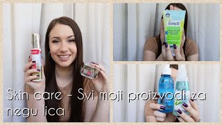 Skin care  Svi moji proizvodi za negu lica l Tatjana Bela [upl. by Eerihs]