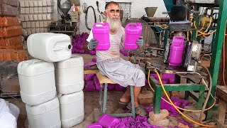 Oil Cans  Unbelievable Technique Of Making Oil Cans In Local Factory [upl. by Tennaj]