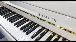 Samick White Polish Console [upl. by Ettenotna997]