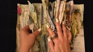 🥱 ASMR over an hour of paper crinkles and page turning [upl. by Truc]