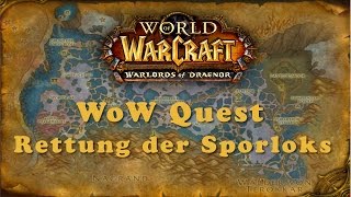 WoW Quest Rettung der Sporloks [upl. by Pratte758]