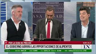 El Gobierno abre las importaciones de alimentos de la canasta básica por la suba de precios [upl. by Kimberly]