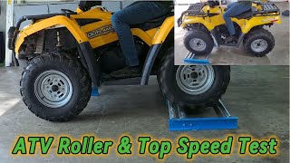 CanAm ATV 2WD vs 4WD  4X4 Quad Off Road Simulation Roller Test amp Top Speed [upl. by Riordan]