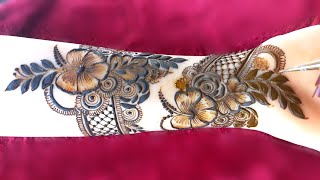 New front hand floral mehndi design  Eid mehndi designs  bridal mehndi  mehandi mehndi ke design [upl. by Adnicul485]