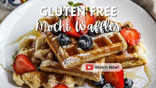 Easy Mochi Waffles Recipe [upl. by Asor768]