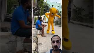 Crazy Teddy bear 🧸shorts viral comedy teddybear [upl. by Anorahs]